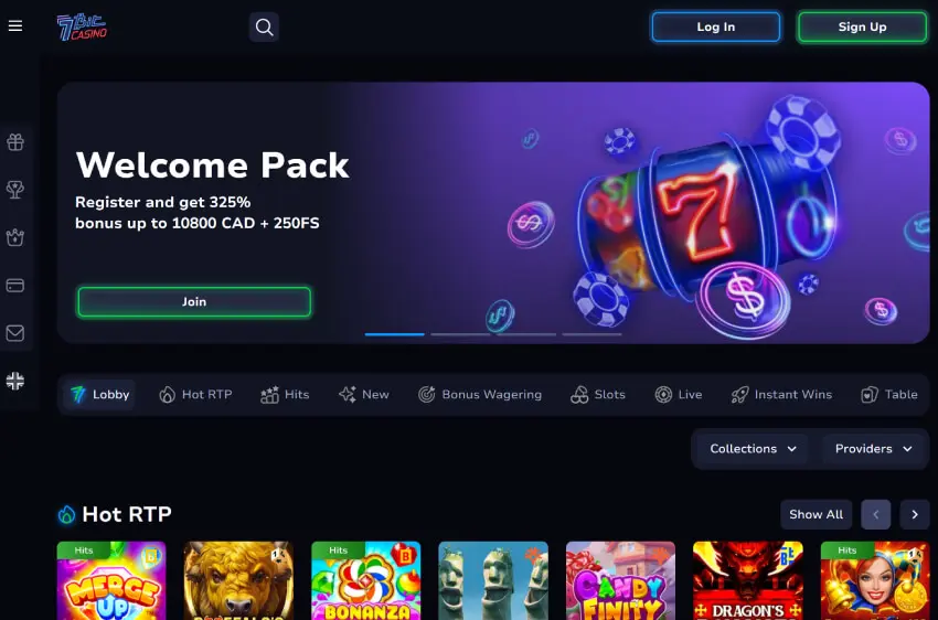 7bit casino welcome bonus