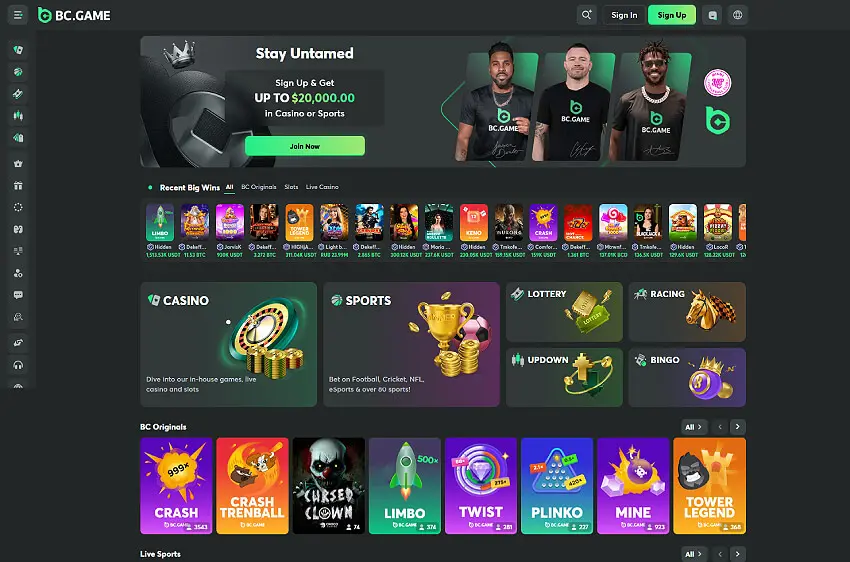 bc.game casino welcome bonus