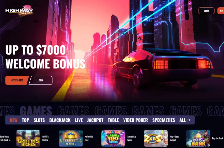 highway casino welcome bonus