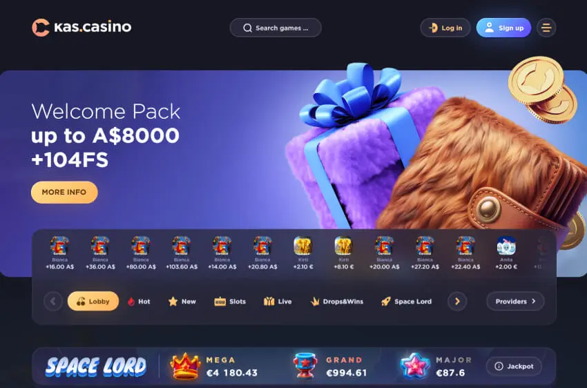 kas casino welcome bonus