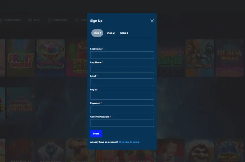 kudos casino new player login
