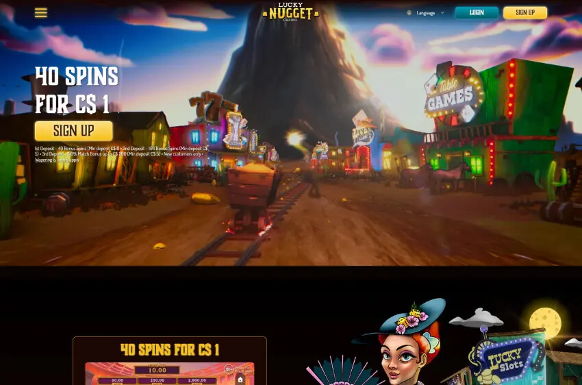 lucky nugget casino welcome bonus