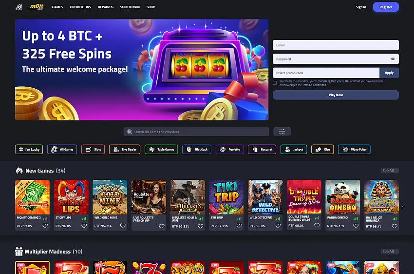 mbit casino welcome bonus