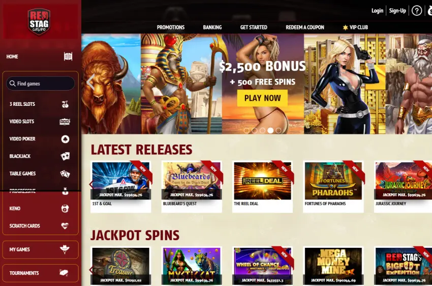 red stag casino welcome bonus