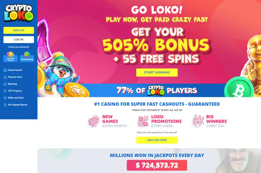 crypto loko casino welcome bonus