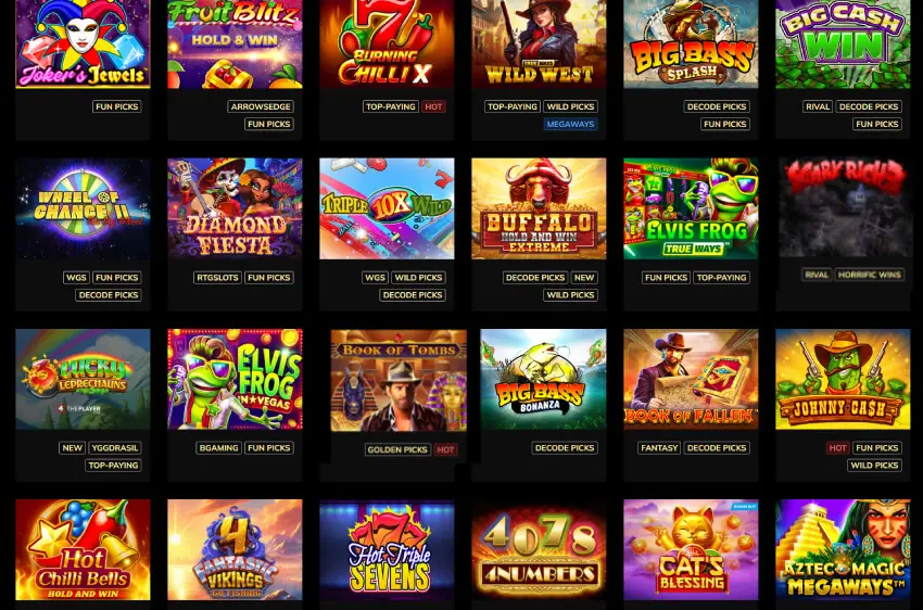 decode casino online slots