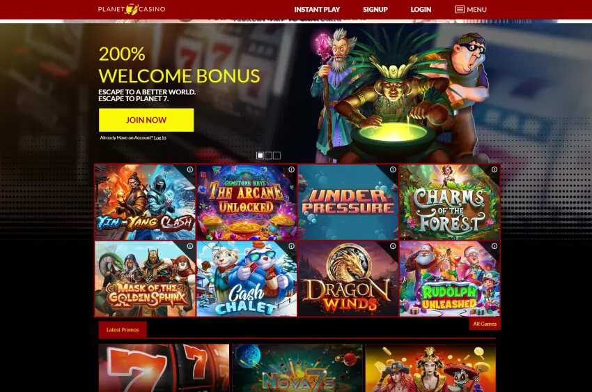 planet7 casino welcome bonus