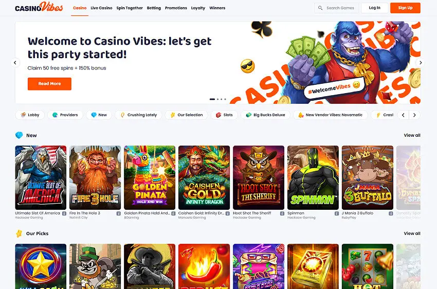 casino vibes welcome bonus
