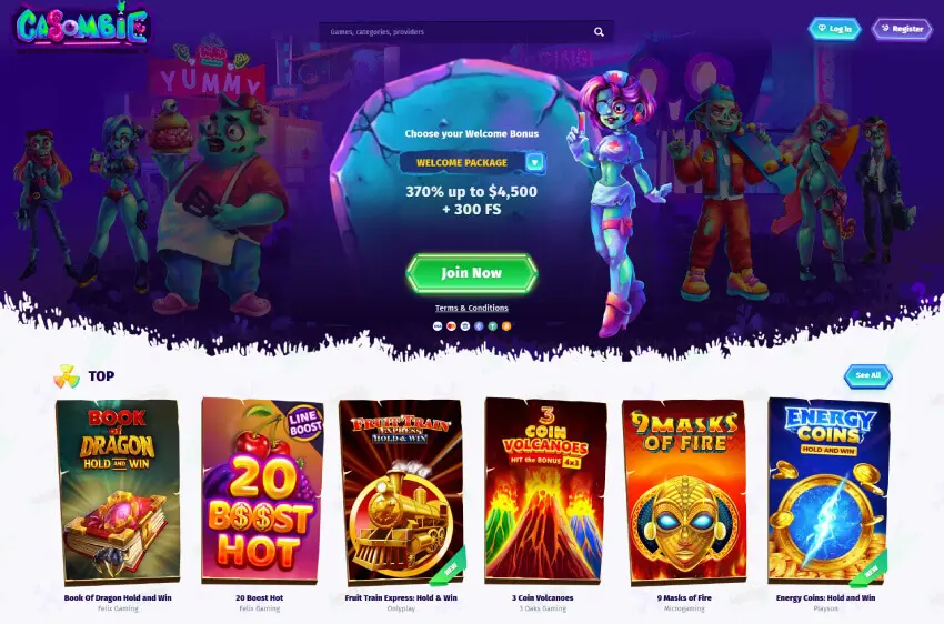 casombie casino welcome bonus