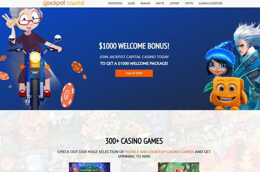 jackpot capital casino welcome bonus