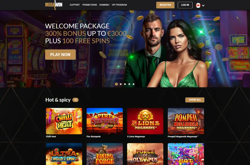 megawin casino welcome bonus