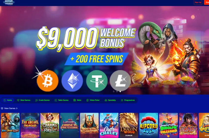 vegas casino welcome bonus