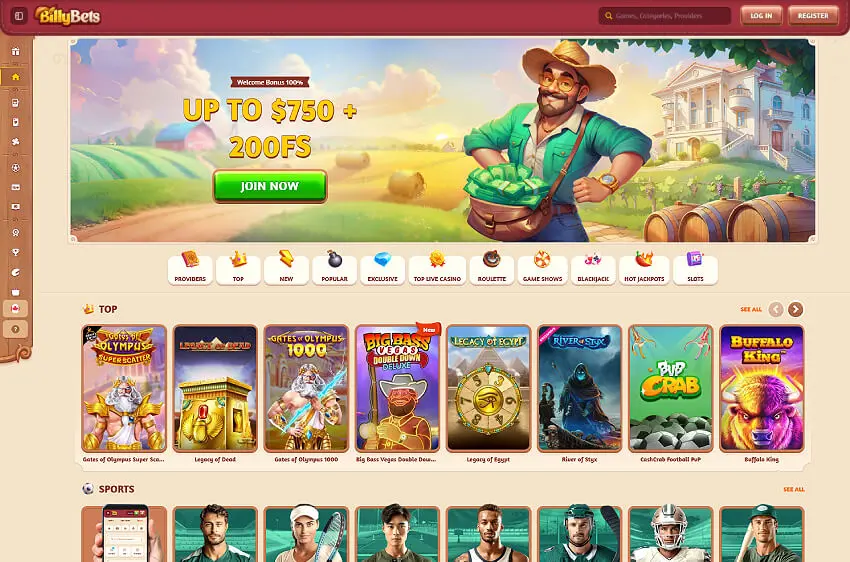 billybets casino welcome bonus
