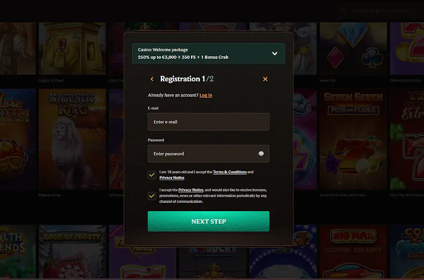 crownplay casino new player login