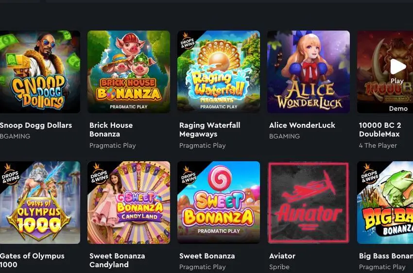 OSH Casino games
