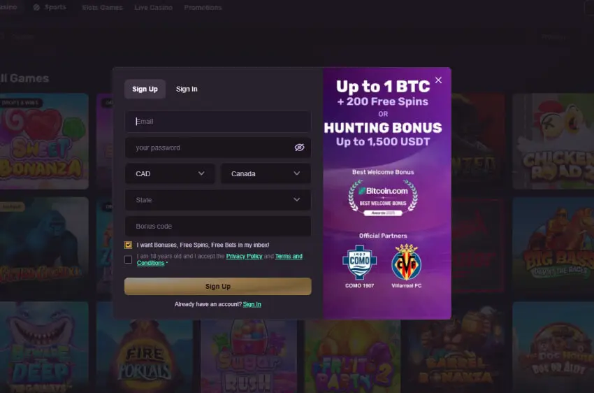 playbet.io casino new player login