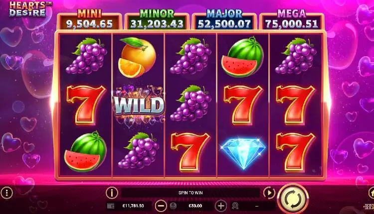 Hearts Desire slot by BetSoft