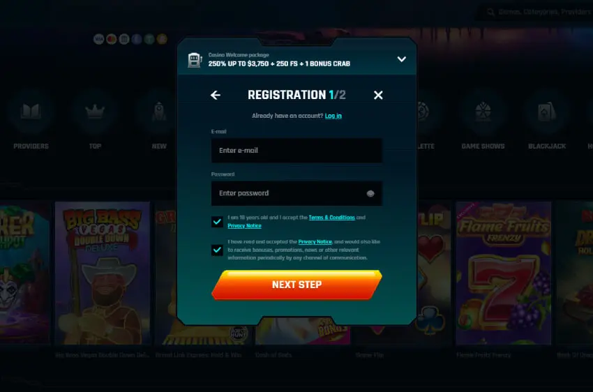 ninlay casino new player login