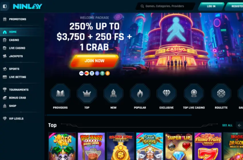 ninlay casino welcome bonus