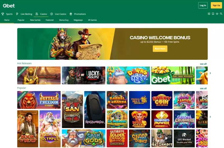 qbet casino welcome bonus