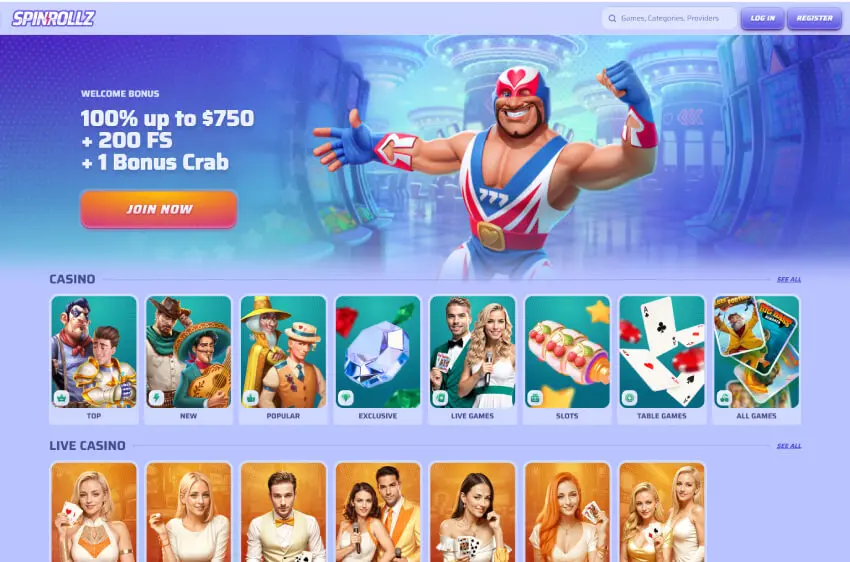 spinrollz casino welcome bonus