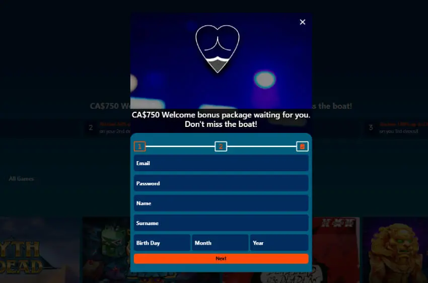 bof casino new player login