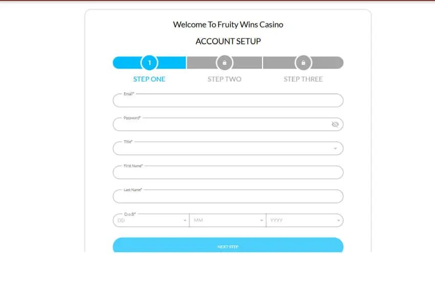 fruity wins casino new player login