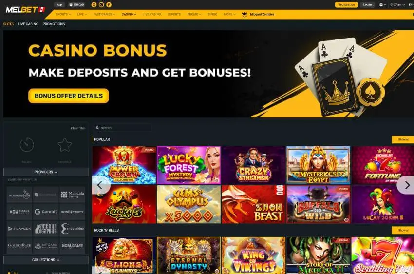 melbet casino welcome bonus