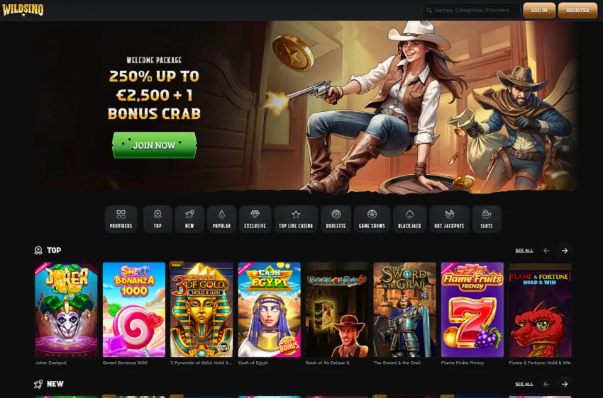 wildsino casino welcome bonus