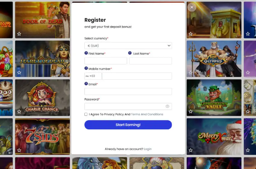iwinfortune casino new player login