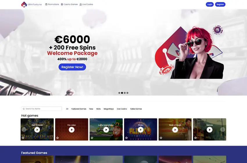 iwinfortune casino welcome bonus