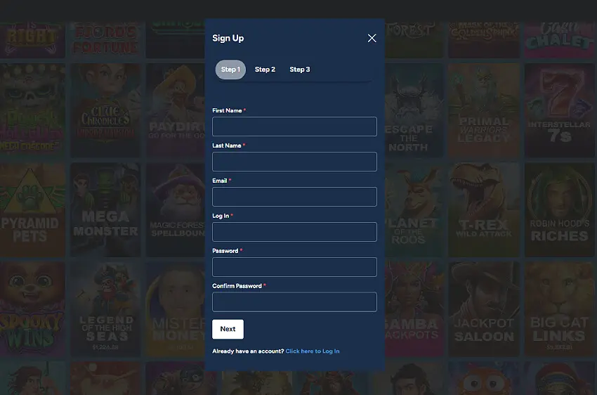 ocg casino new player login