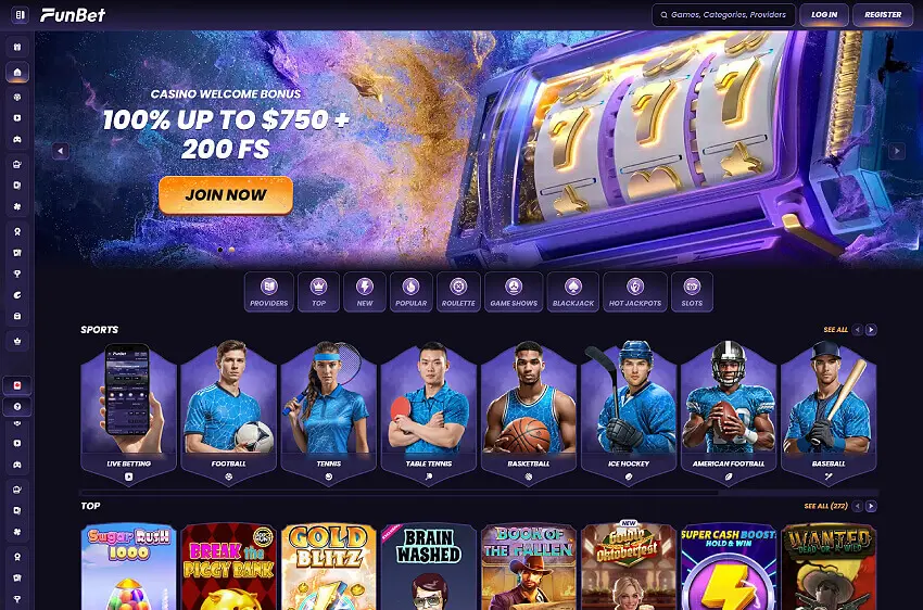 funbet casino welcome bonus
