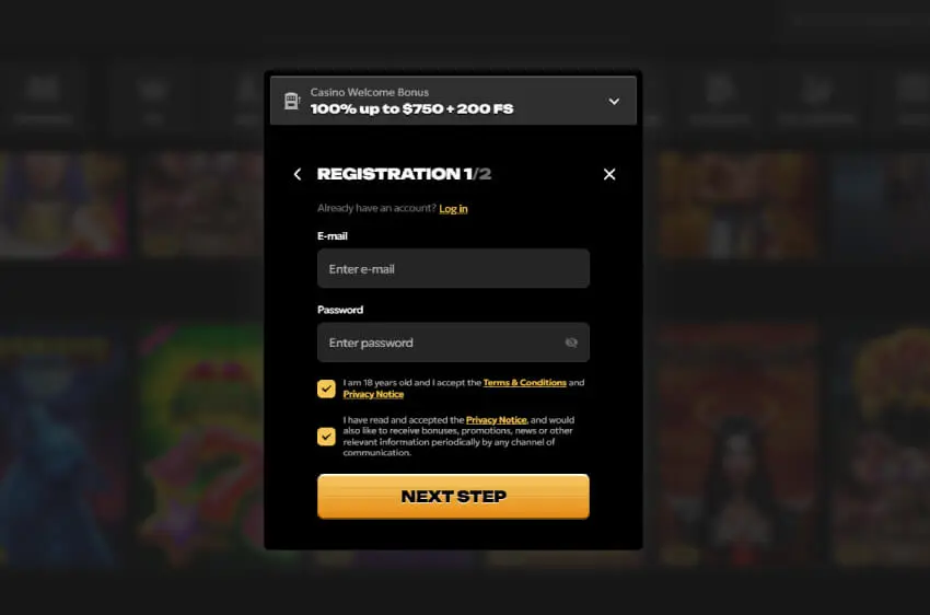 spinsy casino new player login