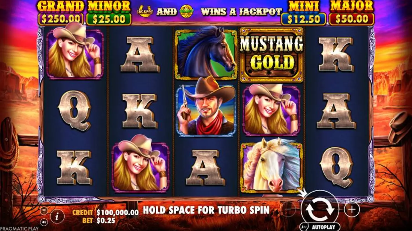Mustang Gold Slot BG Screenshot