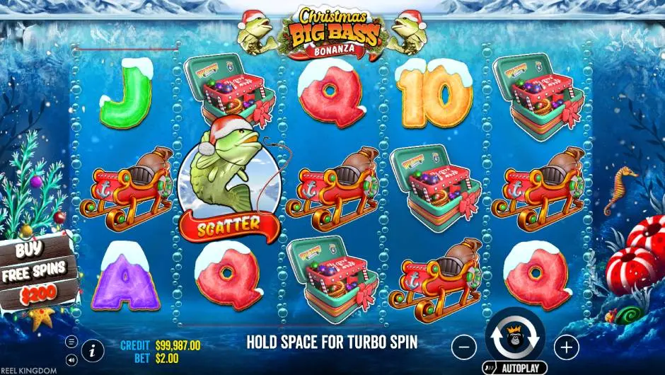Christmas Big Bass Bonanza Slot Bonus Symbol