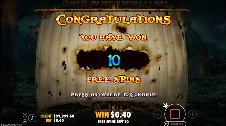 Pirate Gold Slot Free Spins Image