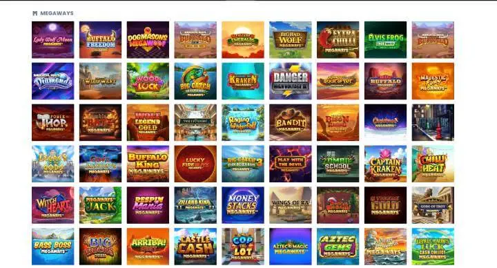GQbet Casino megaways screenshot
