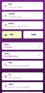 Joker8 Casino signup #2 screenshot