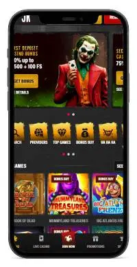 Jokery Casino mobile screenshot
