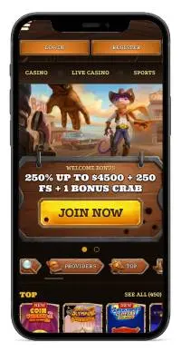 Lizaro Casino mobile screenshot