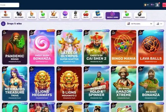 Safe Casino drops and. win screenshot