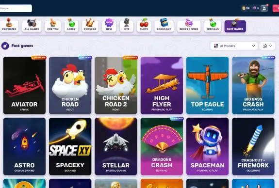 Safe Casino fast games screenshot